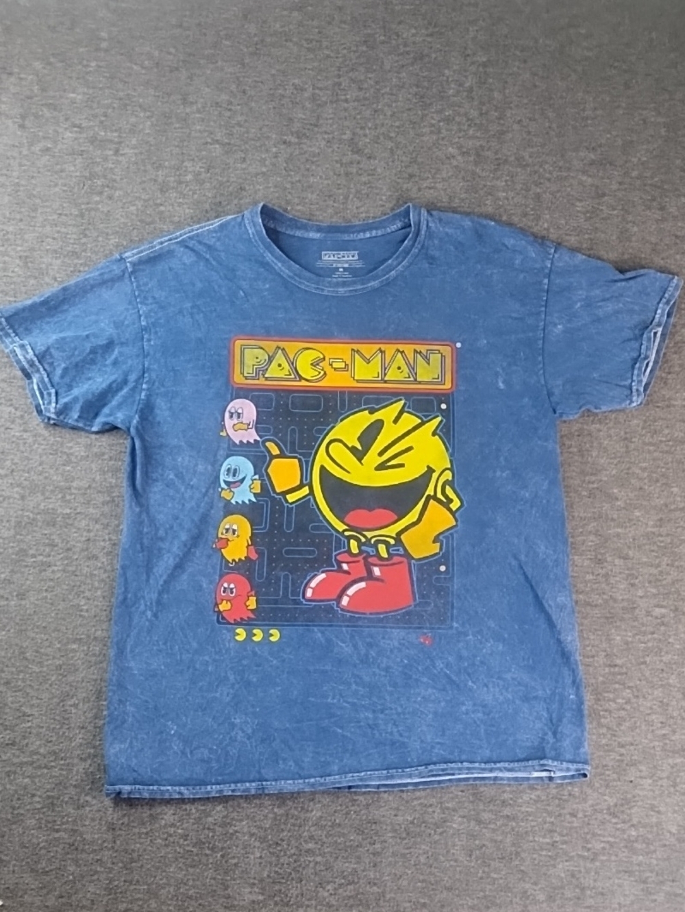 Pac-Man Blue Graphic Tee Look